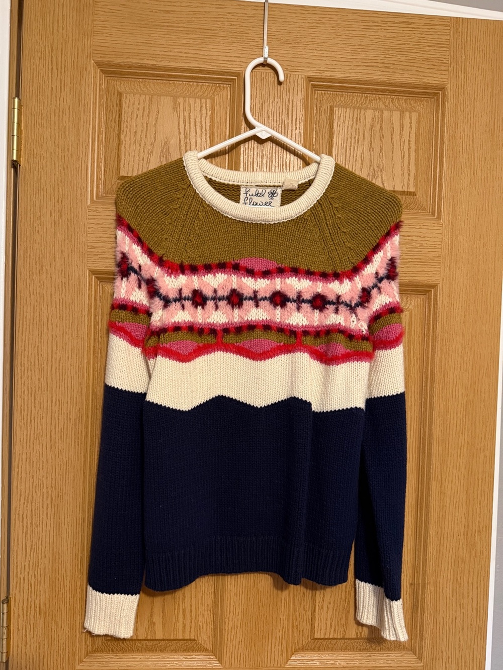 Anthropologie Women's Multicolor Fair Isle Sweater size XS